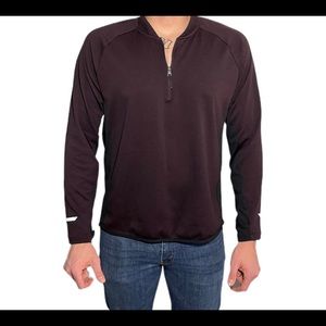 Mens sweatshirt  3/4 zip champion brand dry fit top